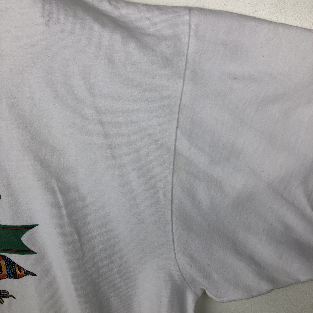 ~90'S ONEITA GILA MONSTER BEER Advertising T-Shirt, Made in USA, Men's XL equivalent, Vintage cotton white type Vintage Second Hand
