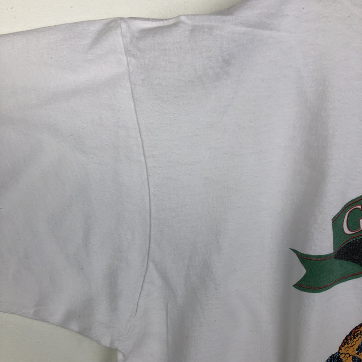 ~90'S ONEITA GILA MONSTER BEER Advertising T-Shirt, Made in USA, Men's XL equivalent, Vintage cotton white type Vintage Second Hand