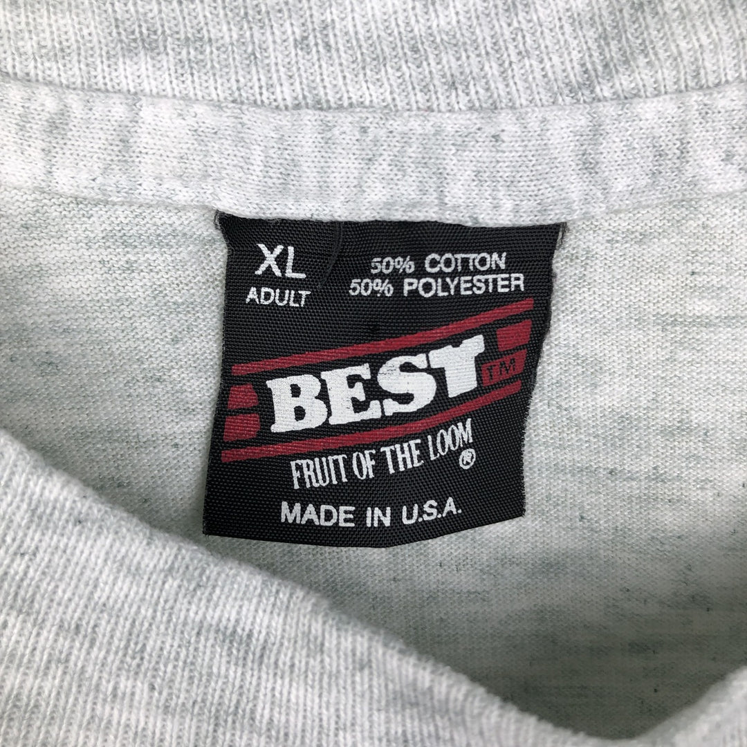 90'S Fruit of the Loom Hard Rock Cafe Red Wing Advertising T-Shirt, Made in USA, Men's XL equivalent. cotton gray type Vintage Second Hand