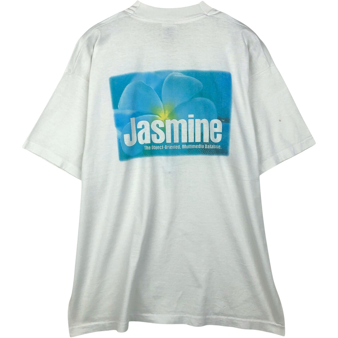 2000'S Fruit of the Loom FUJITSU Advertising T-shirt, Men's XL equivalent. cotton white type Vintage Second Hand