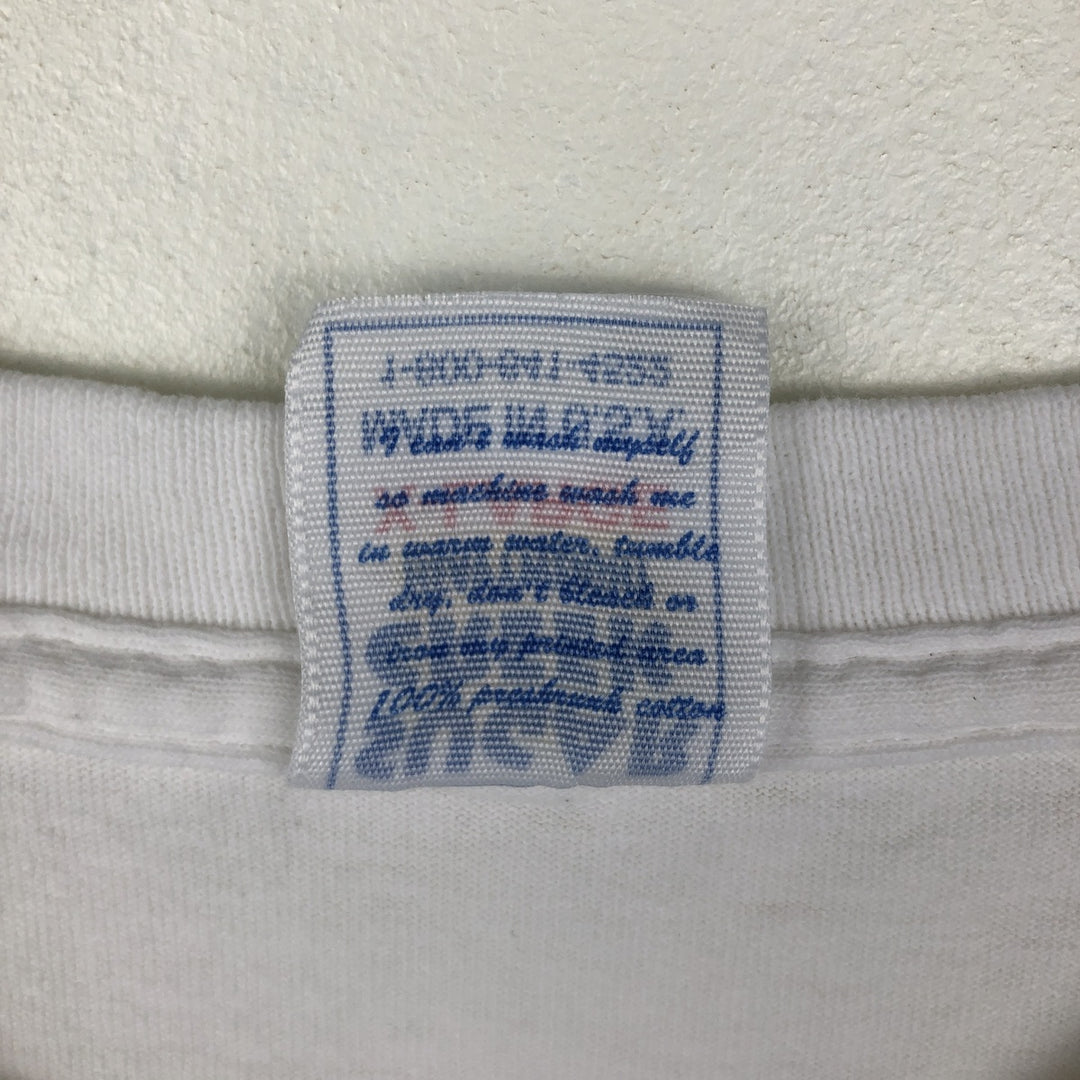 90'S Sugar Creek Budweiser Advertising T-Shirt, Made in USA, Men's XL equivalent, Vintage cotton white type Vintage Second Hand