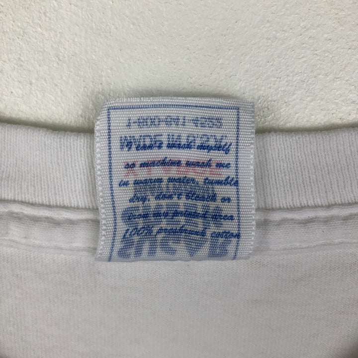 90'S Sugar Creek Budweiser Advertising T-Shirt, Made in USA, Men's XL equivalent, Vintage cotton white type Vintage Second Hand