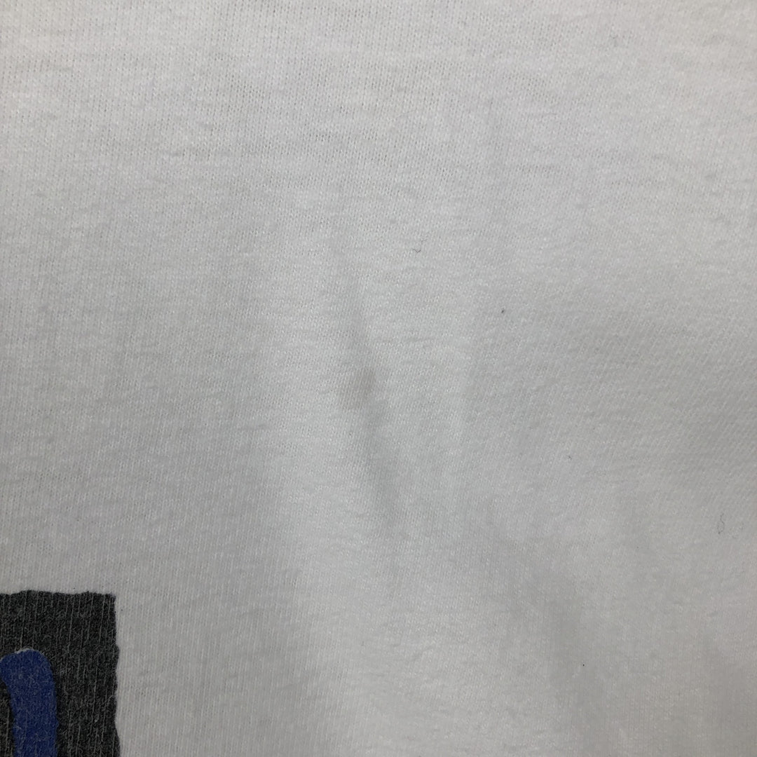 90'S Hanes FUJITSU Advertising T-Shirt, Made in USA, Men's XL equivalent, Vintage cotton white type Vintage Second Hand
