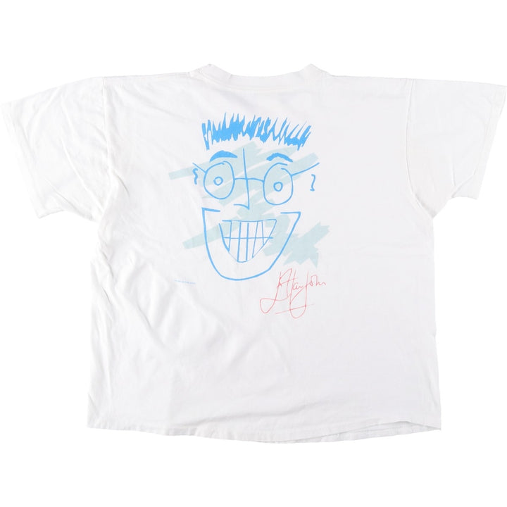 90'S HARD ROCK CAFE Hard Rock Cafe Advertising T-shirt Men's XL Vintage unclear white type Vintage Second Hand