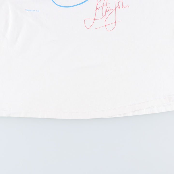 90'S HARD ROCK CAFE Hard Rock Cafe Advertising T-shirt Men's XL Vintage unclear white type Vintage Second Hand