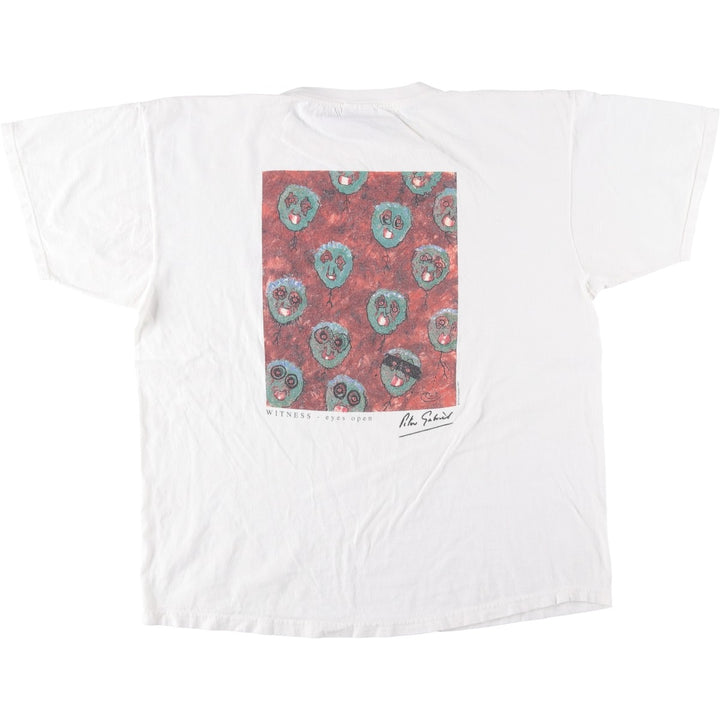 90'S HARD ROCK CAFE Hard Rock Cafe Advertising T-shirt Made in USA Men's XL Vintage cotton white type Vintage Second Hand