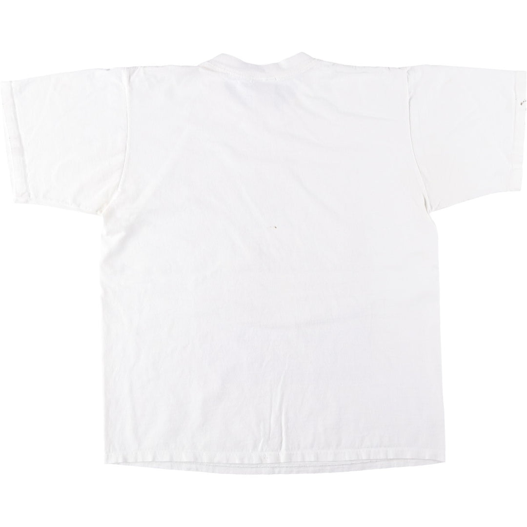 90'S LOGOTEL Pillsbury Advertising T-Shirt, Made in USA, Men's Size L (approx.), Vintage cotton white type Vintage Second Hand