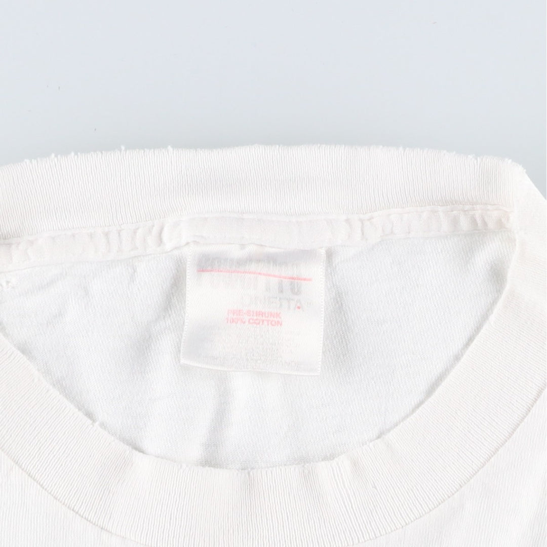 90'S ONEITA Microsoft Fusion 97 Advertising T-Shirt, Men's Size M (Equivalent), Vintage cotton white type Vintage Second Hand
