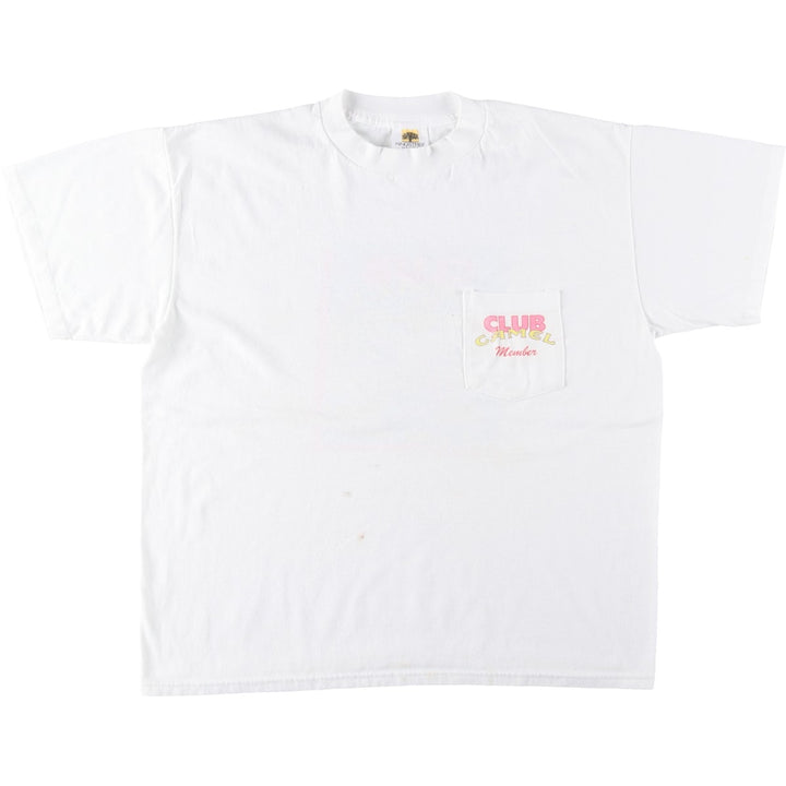 90'S KINGSTREEKNITS CAMEL Advertising T-Shirt, Made in USA, Men's XL equivalent, Vintage cotton white type Vintage Second Hand