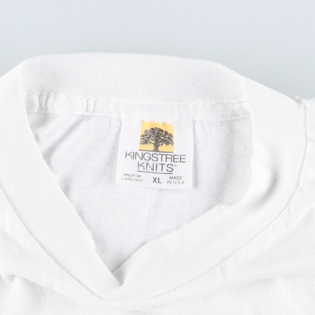 90'S KINGSTREEKNITS CAMEL Advertising T-Shirt, Made in USA, Men's XL equivalent, Vintage cotton white type Vintage Second Hand