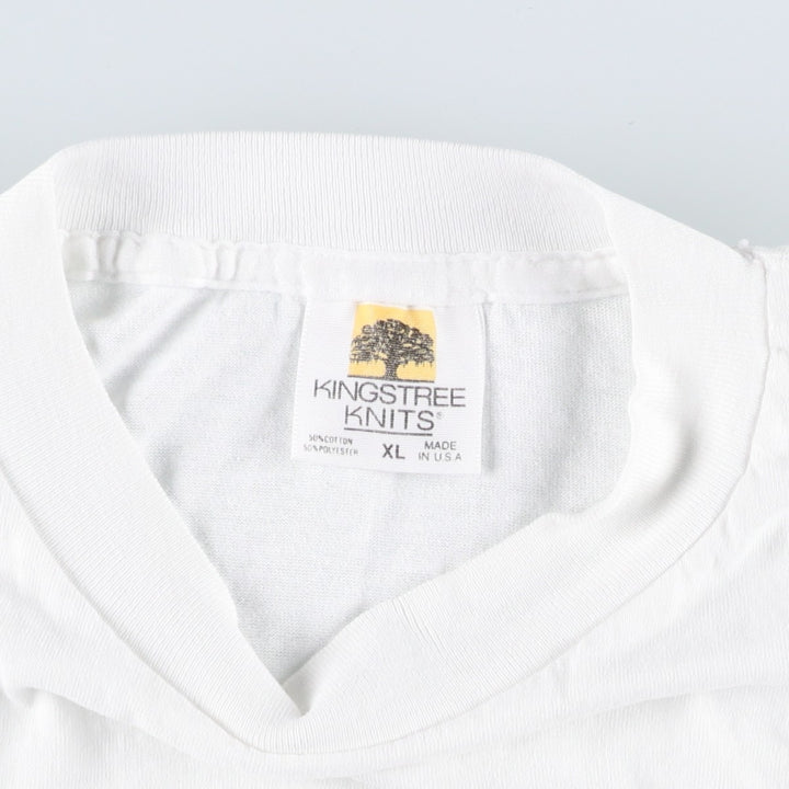 90'S KINGSTREEKNITS CAMEL Advertising T-Shirt, Made in USA, Men's XL equivalent, Vintage cotton white type Vintage Second Hand