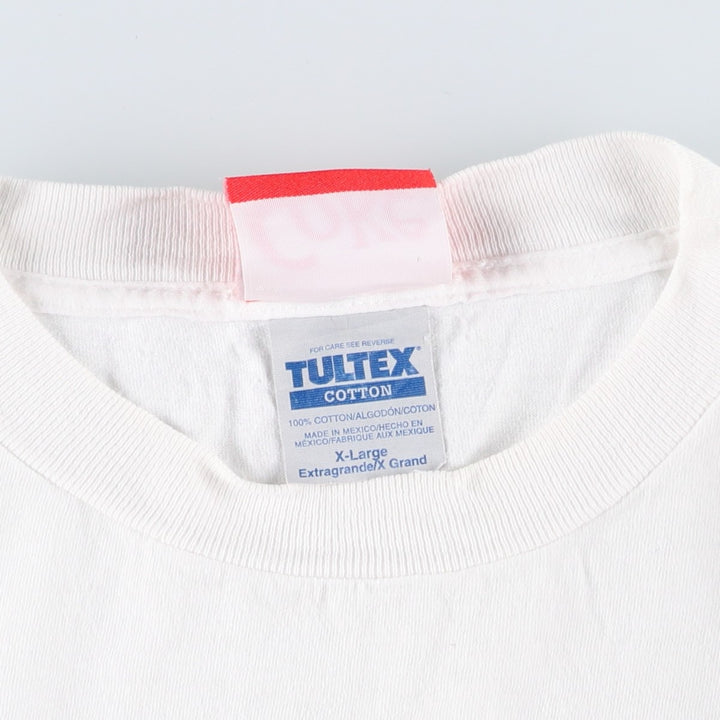 90'S TULTEX COCA-COLA Advertising T-Shirt, Men's XL equivalent, Vintage cotton white type Vintage Second Hand