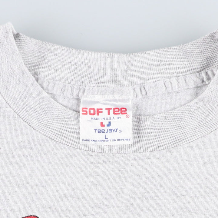 90'S SOF TEE TABASCO Advertising T-Shirt, Made in USA, Men's Size L (Equivalent), Vintage cotton gray type Vintage Second Hand