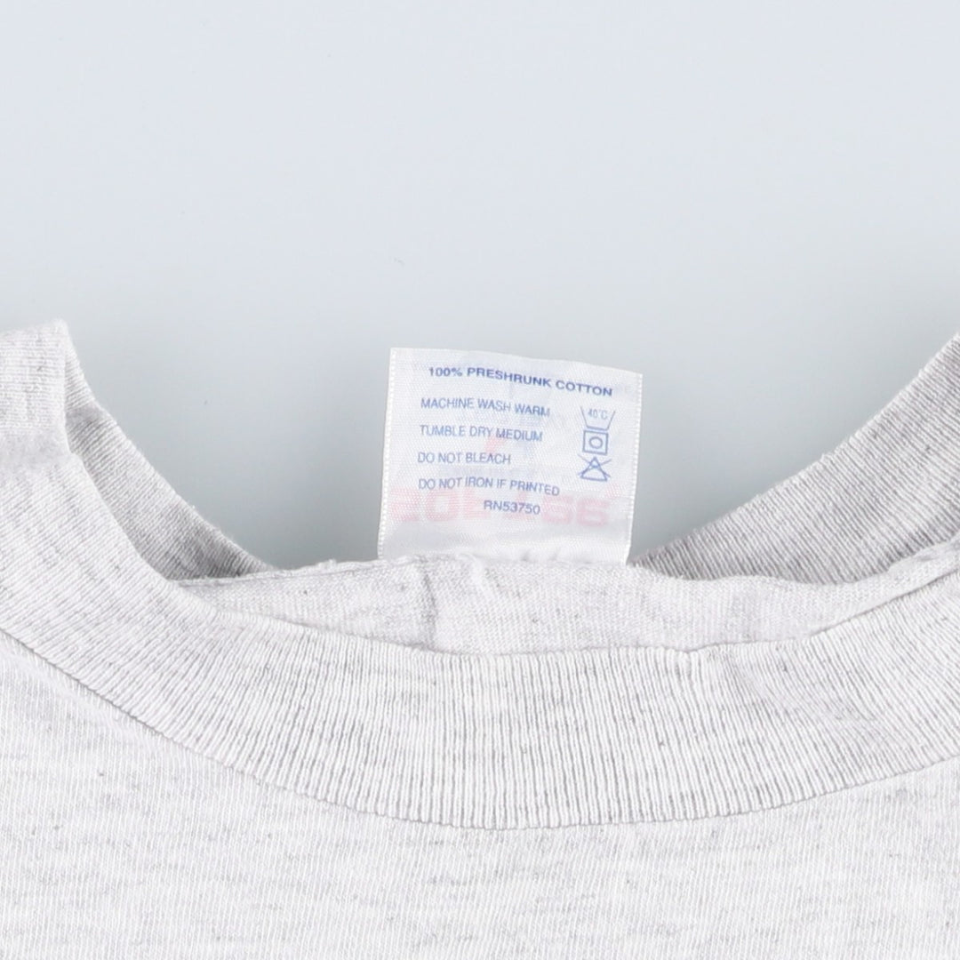 90'S SOF TEE TABASCO Advertising T-Shirt, Made in USA, Men's Size L (Equivalent), Vintage cotton gray type Vintage Second Hand