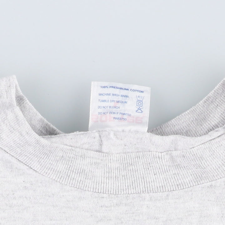 90'S SOF TEE TABASCO Advertising T-Shirt, Made in USA, Men's Size L (Equivalent), Vintage cotton gray type Vintage Second Hand