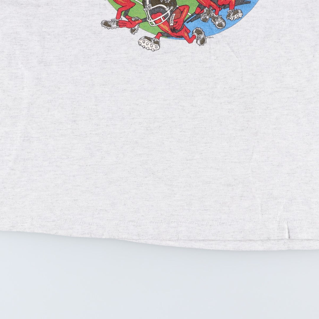 90'S SOF TEE TABASCO Advertising T-Shirt, Made in USA, Men's Size L (Equivalent), Vintage cotton gray type Vintage Second Hand
