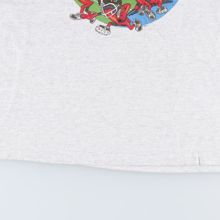 90'S SOF TEE TABASCO Advertising T-Shirt, Made in USA, Men's Size L (Equivalent), Vintage cotton gray type Vintage Second Hand