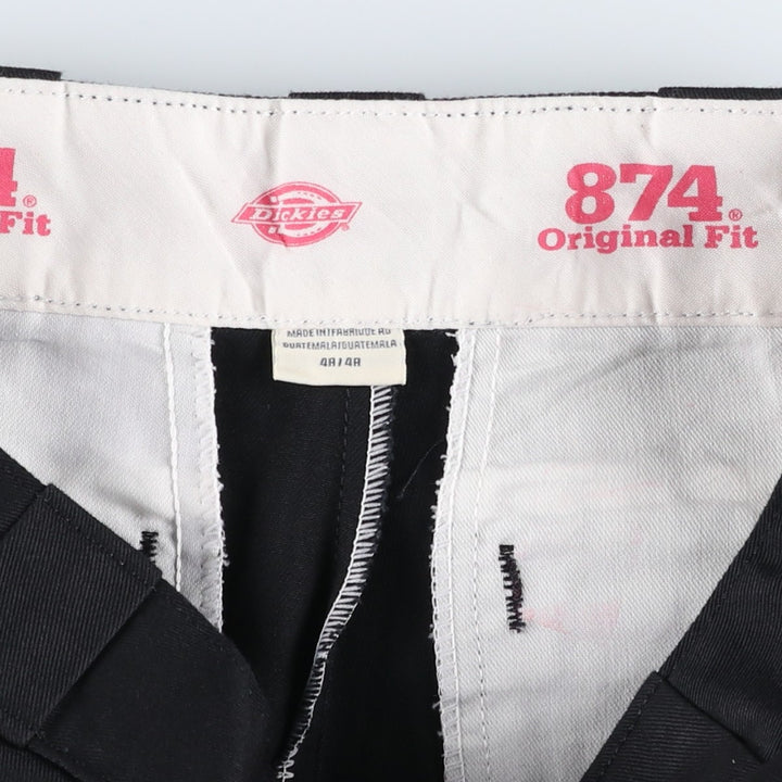 Dickies 874 Original Fit Work Pants Women's L (w30) polyester black type Vintage Second Hand
