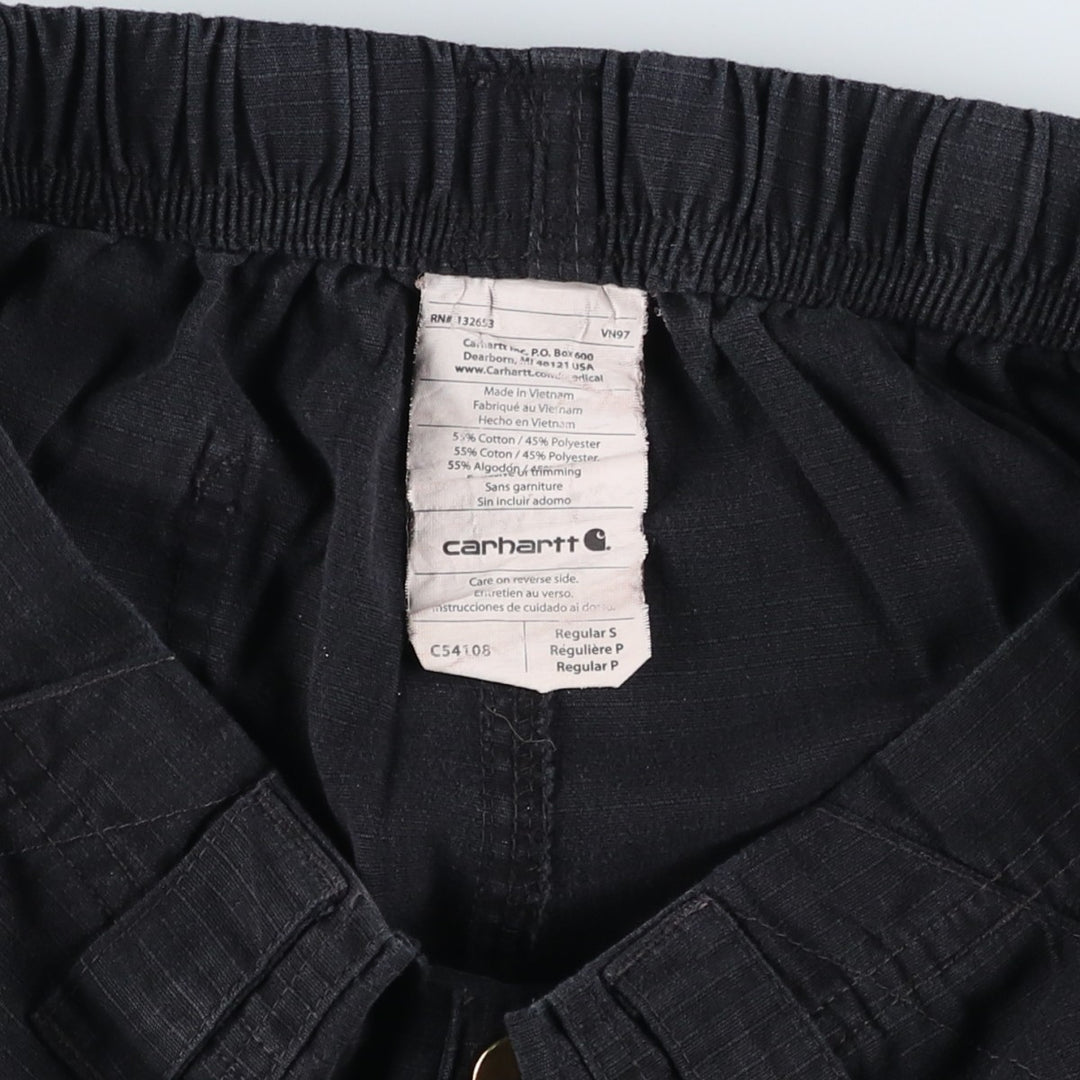 Carhartt Ripstop Cargo Pants, Women's Size S (approx.) cotton black type Vintage Second Hand