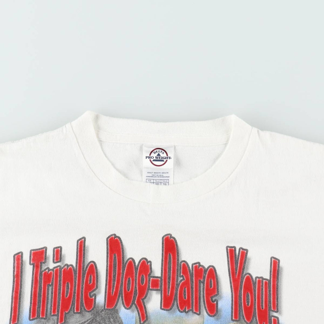 DELTA A CHRISTMAS STORY Movie T-Shirt (Men's XL equivalent) cotton white type Vintage Second Hand