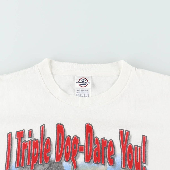 DELTA A CHRISTMAS STORY Movie T-Shirt (Men's XL equivalent) cotton white type Vintage Second Hand