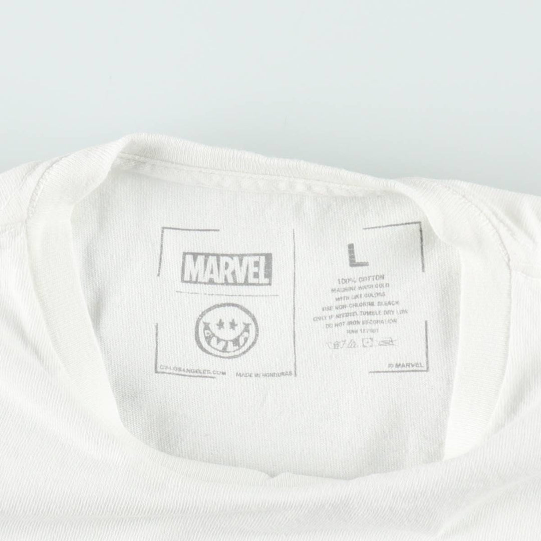 Marvel Spider-Man Miles Morales Movie T-Shirt (Men's Size L) cotton white type Vintage Second Hand