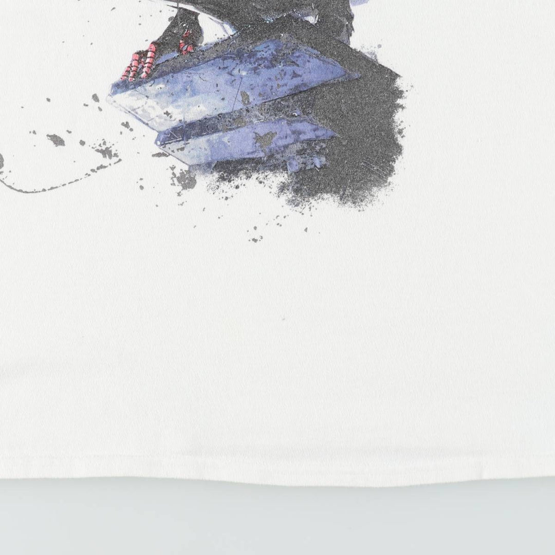 Marvel Spider-Man Miles Morales Movie T-Shirt (Men's Size L) cotton white type Vintage Second Hand