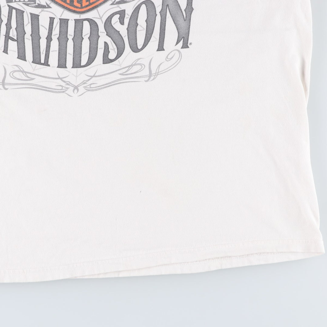Harley-Davidson Motorcycle Bike T-shirt, Men's XL size cotton white type Vintage Second Hand