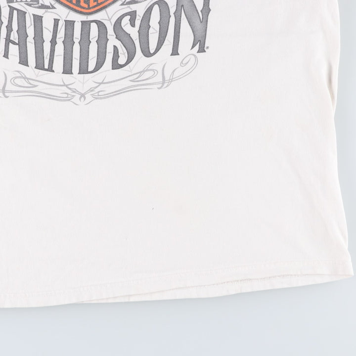 Harley-Davidson Motorcycle Bike T-shirt, Men's XL size cotton white type Vintage Second Hand