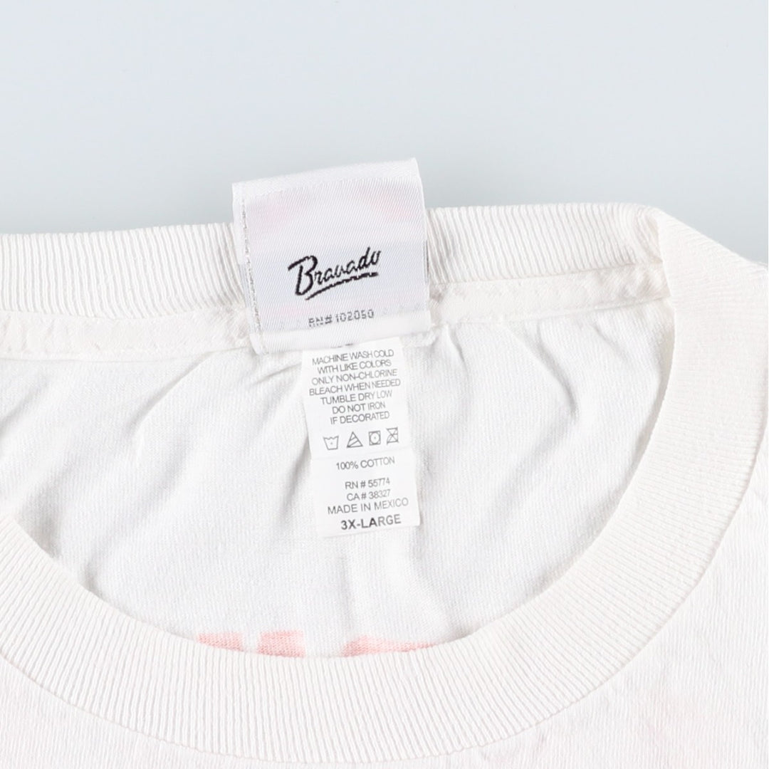 Harley-Davidson Motorcycle T-Shirt, Men's Size XXXL (approx.), Vintage cotton white type Vintage Second Hand