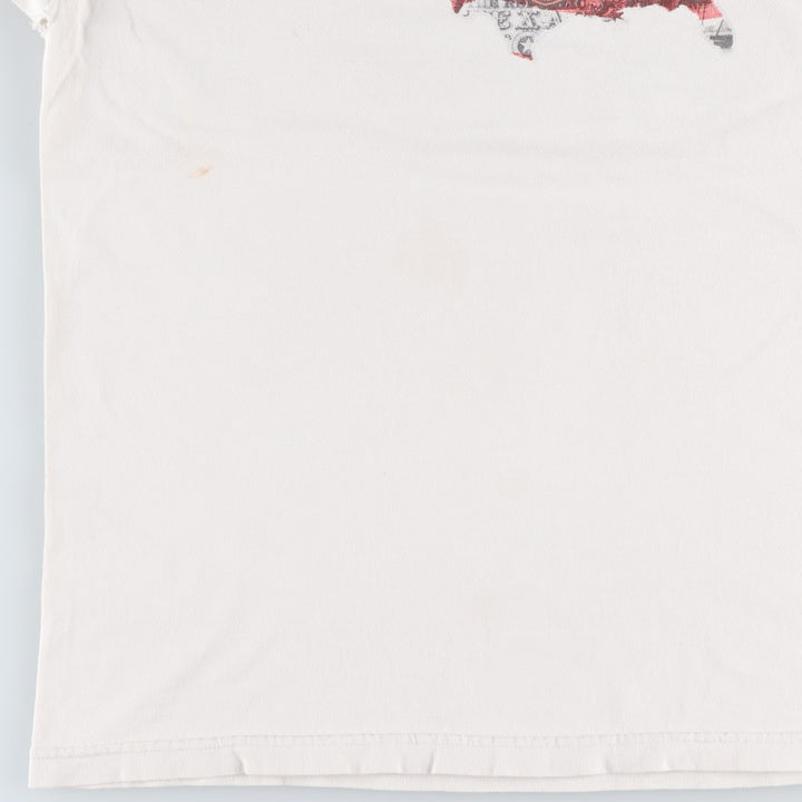 Harley-Davidson Stars and Stripes Motorcycle T-Shirt, Men's Size XL unclear unbleached Vintage Second Hand