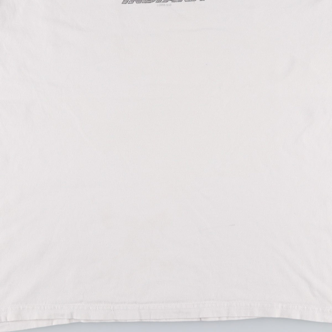 Harley-Davidson Eagle Pattern Motorcycle Bike T-shirt Made in USA Men's XL cotton white type Vintage Second Hand