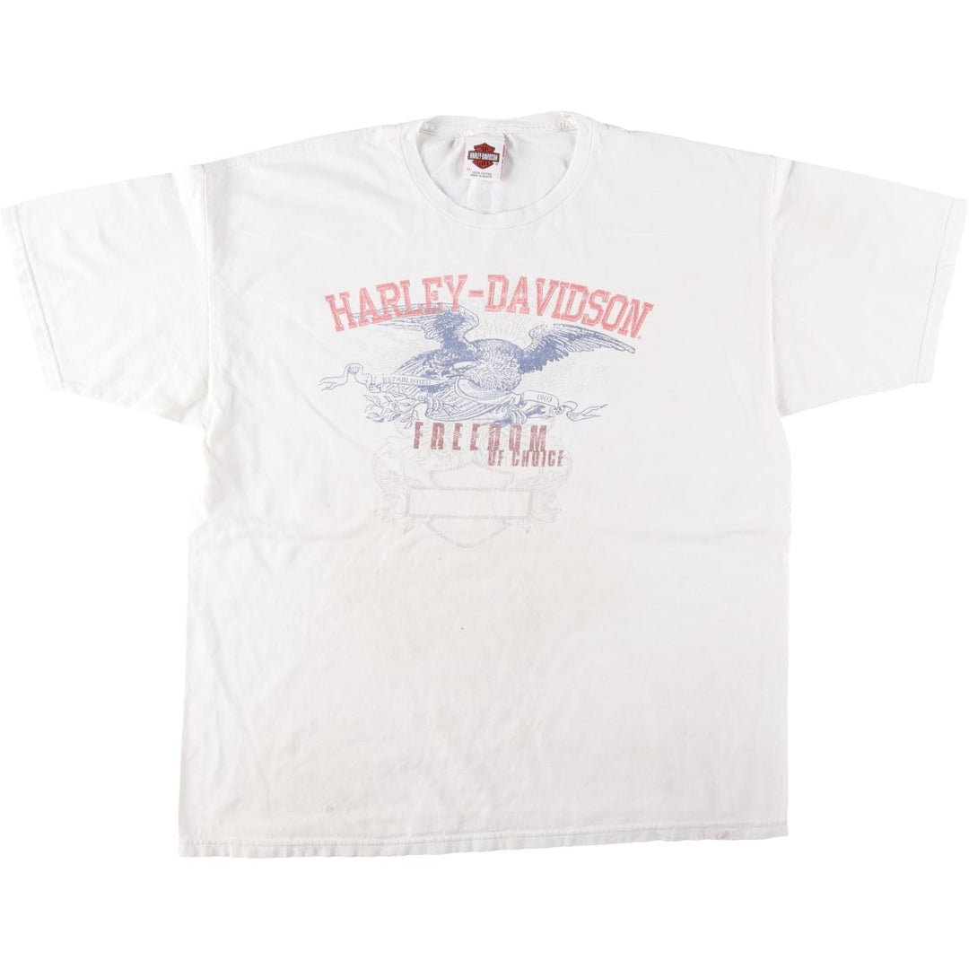 Harley-Davidson Motorcycle Bike T-shirt, Men's XL size cotton unbleached Vintage Second Hand