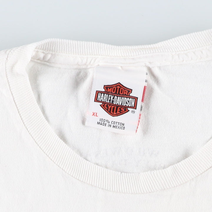 Harley-Davidson Motorcycle Bike T-shirt, Men's XL size cotton unbleached Vintage Second Hand
