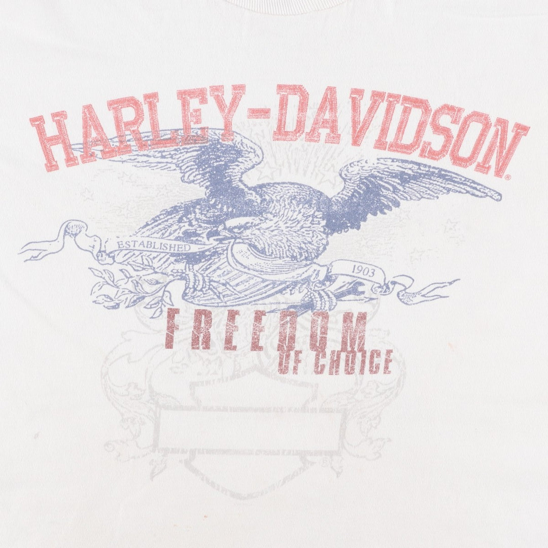 Harley-Davidson Motorcycle Bike T-shirt, Men's XL size cotton unbleached Vintage Second Hand