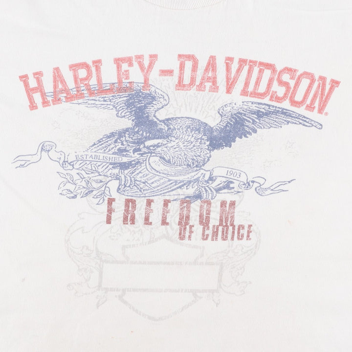 Harley-Davidson Motorcycle Bike T-shirt, Men's XL size cotton unbleached Vintage Second Hand