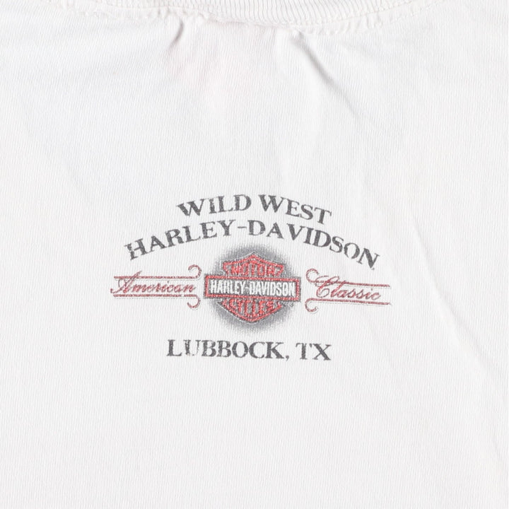Harley-Davidson Motorcycle Bike T-shirt, Men's XL size cotton unbleached Vintage Second Hand
