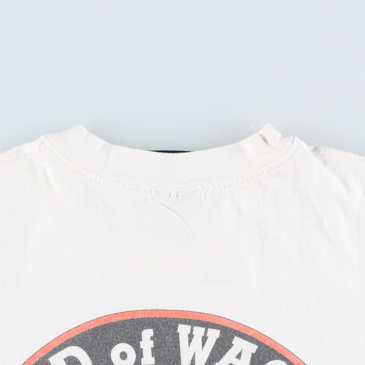 00'S Harley-Davidson Eagle Pattern Motorcycle Bike T-shirt Made in USA Men's M size cotton white type Vintage Second Hand