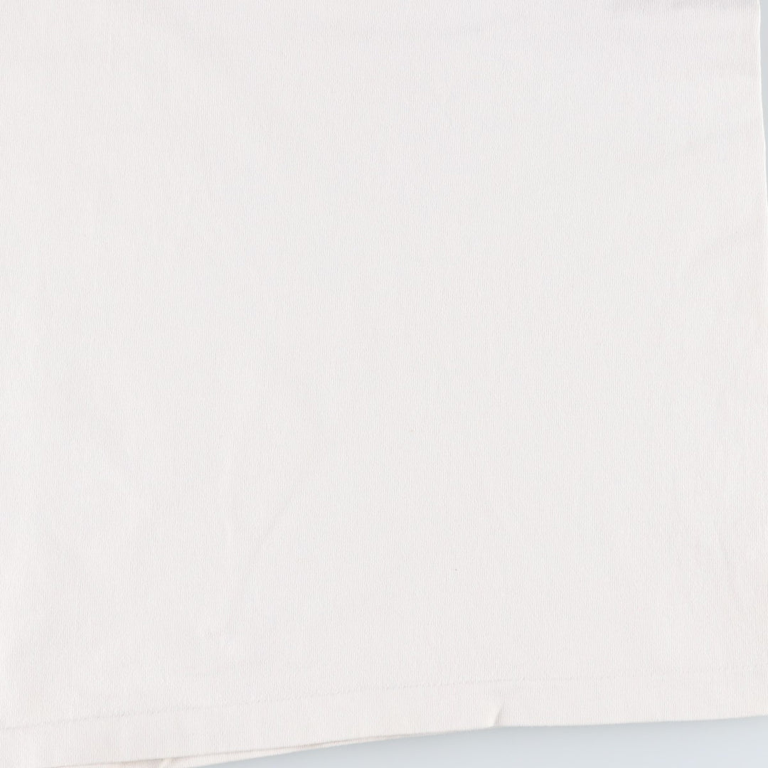 Harley-Davidson Henley Neck Motorcycle T-Shirt, Made in USA, Men's Size XL (approx.) cotton white type Vintage Second Hand