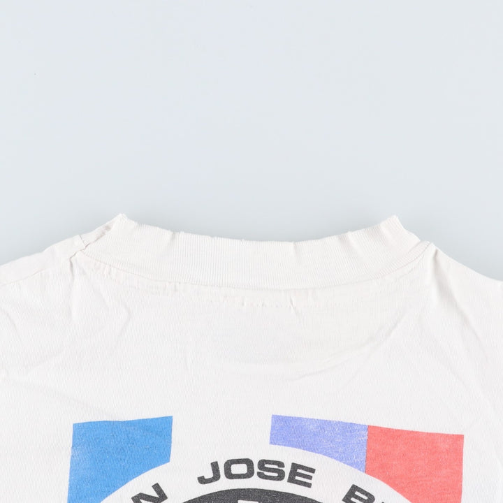 80s-90'S Hanes BMW Advertising T-Shirt, Made in USA, Men's Size L (approx.), Vintage cotton white type Vintage Second Hand