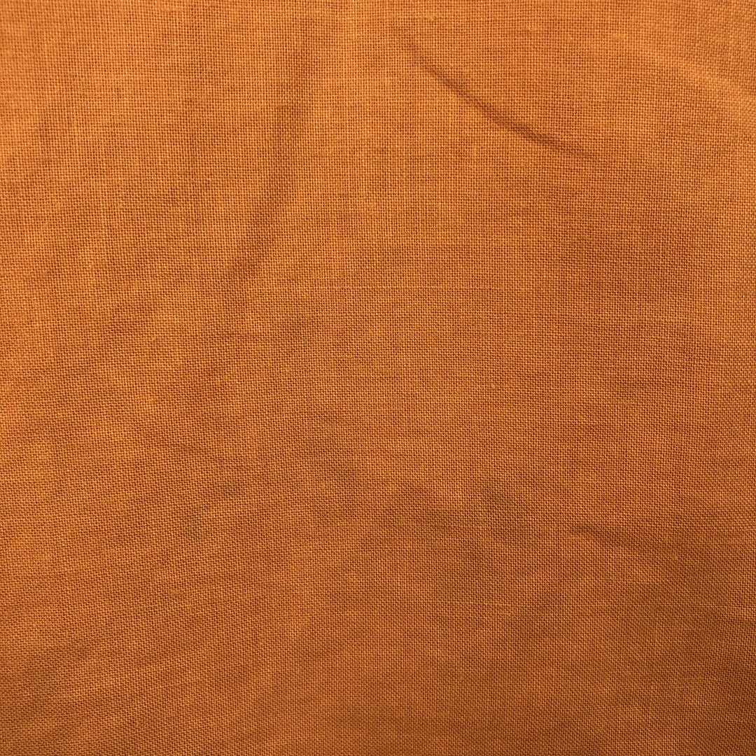 90s-00'S Columbia Short-Sleeve Ramie x Cotton Box Shirt, Men's Size L (Equivalent), Vintage Lamy orange type Vintage Second Hand