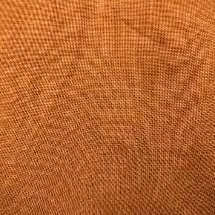 90s-00'S Columbia Short-Sleeve Ramie x Cotton Box Shirt, Men's Size L (Equivalent), Vintage Lamy orange type Vintage Second Hand