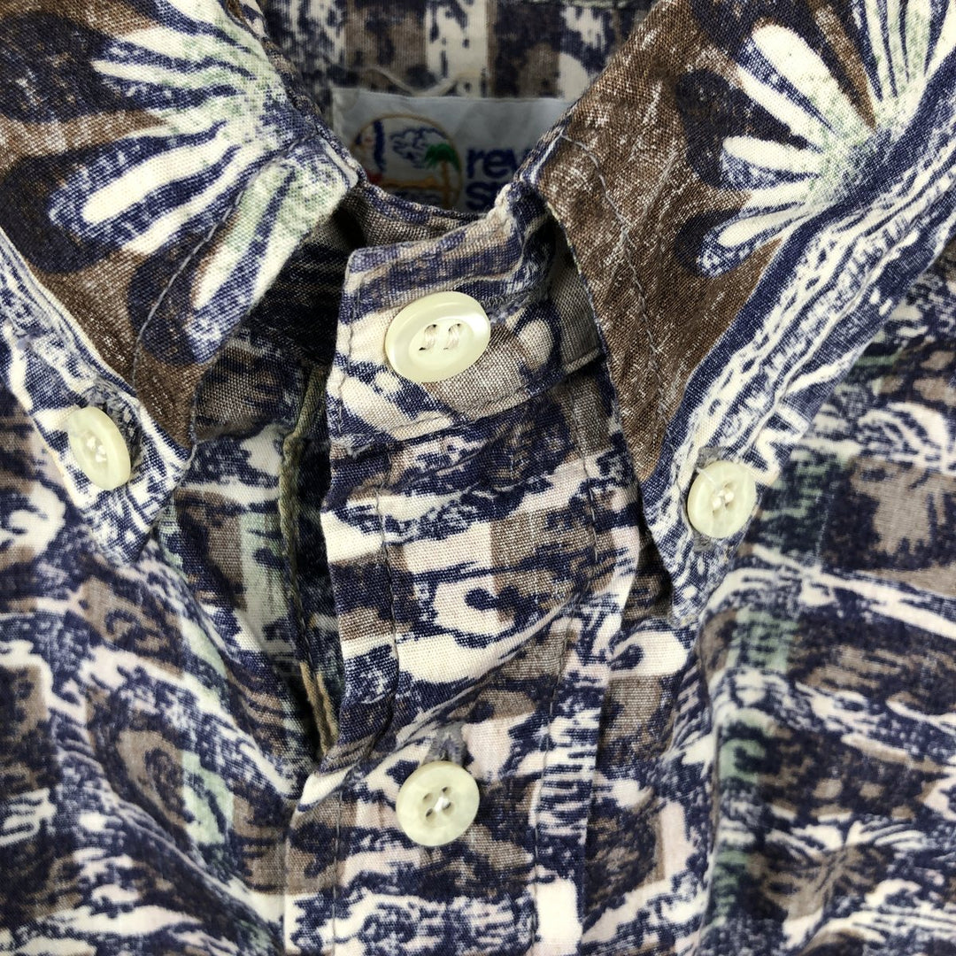 90'S Reyn Spooner swimwear tag all-over print pullover Aloha shirt box shirt men's size L equivalent cotton multicolor Vintage Second Hand