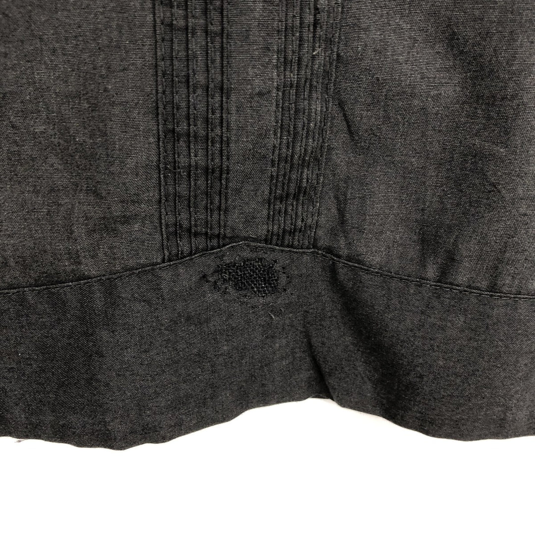 80s-90'S ROMANI Short-Sleeve Mexican Shirt / Cuban Shirt / Boxy Shirt / Men's Size L (Equivalent) Vintage polyester black type Vintage Second Hand