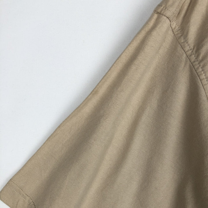 90s-00'S Calvin Klein Jeans Short-Sleeve Cotton Shirt, Men's Size XL (Vintage) cotton Beige type Vintage Second Hand