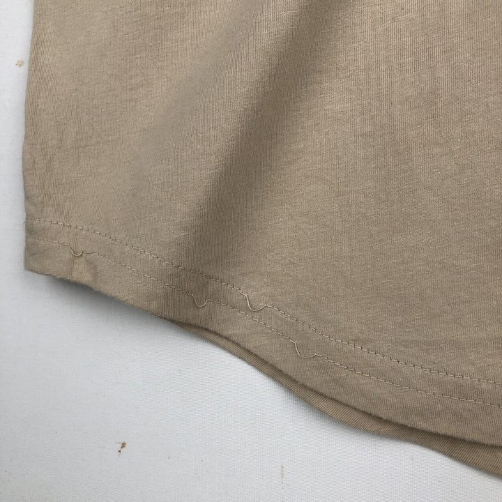90s-00'S Calvin Klein Jeans Short-Sleeve Cotton Shirt, Men's Size XL (Vintage) cotton Beige type Vintage Second Hand