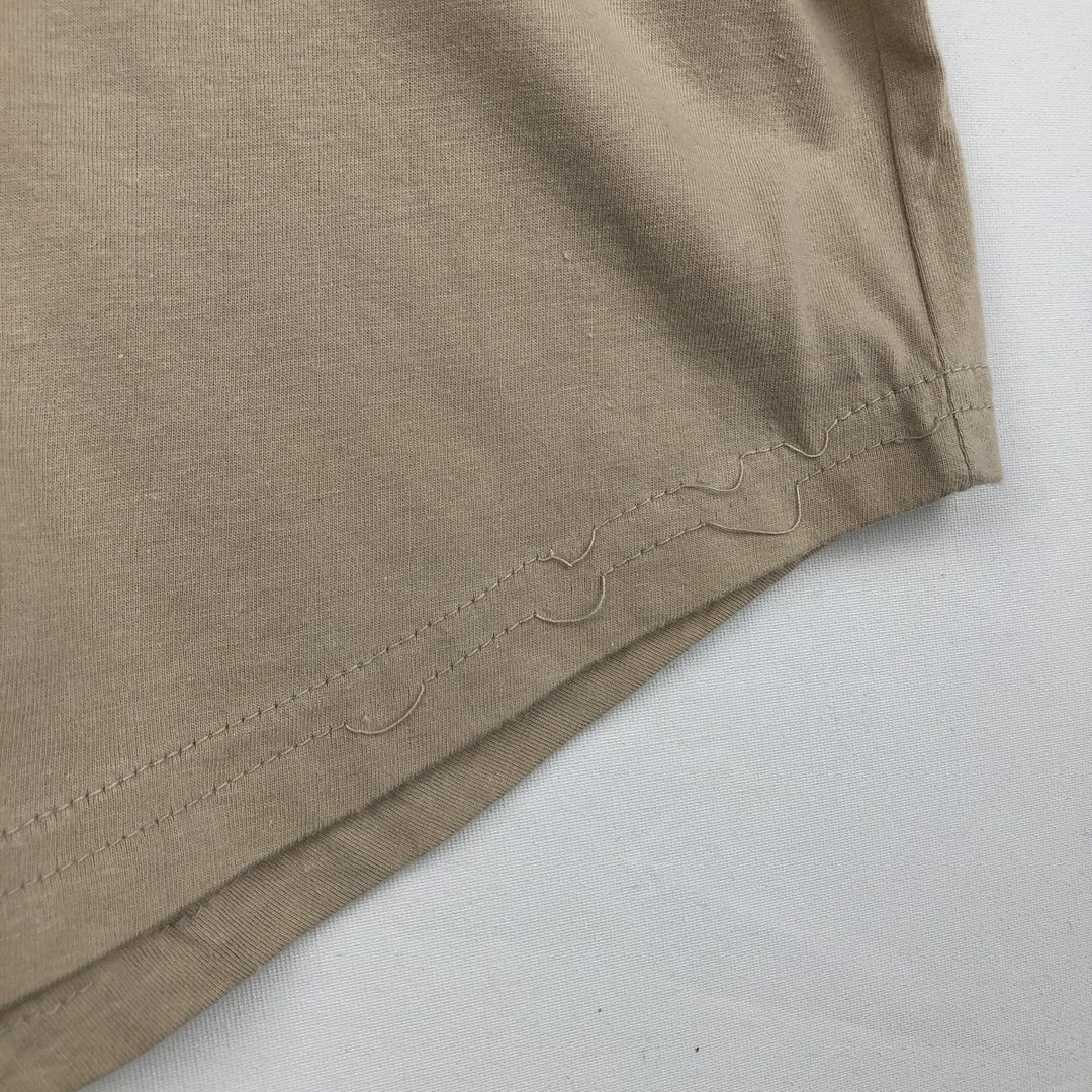90s-00'S Calvin Klein Jeans Short-Sleeve Cotton Shirt, Men's Size XL (Vintage) cotton Beige type Vintage Second Hand