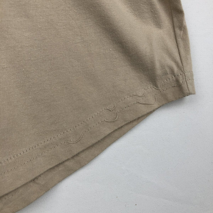 90s-00'S Calvin Klein Jeans Short-Sleeve Cotton Shirt, Men's Size XL (Vintage) cotton Beige type Vintage Second Hand