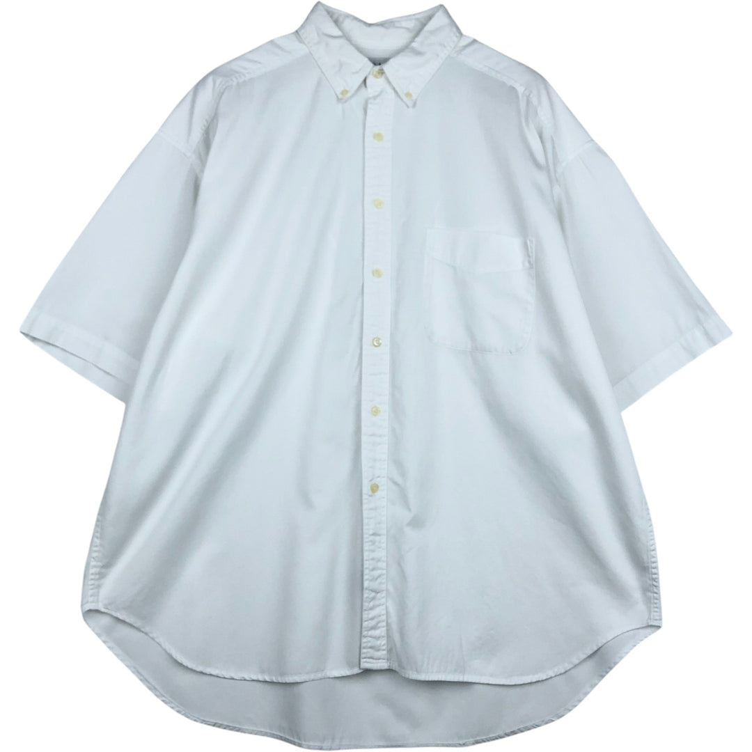 90'S GAP Vintage Short Sleeve Button-Down Shirt, Men's XL cotton white type Vintage Second Hand