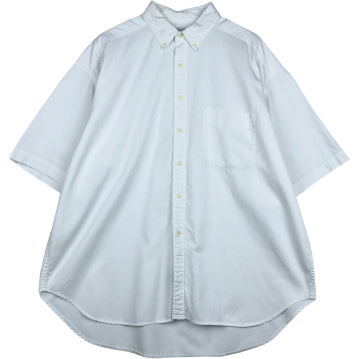90'S GAP Vintage Short Sleeve Button-Down Shirt, Men's XL cotton white type Vintage Second Hand